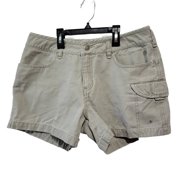 The North Face Womens Shorts Khaki A5 Series Midrise Size 8 - Picture 13 of 13